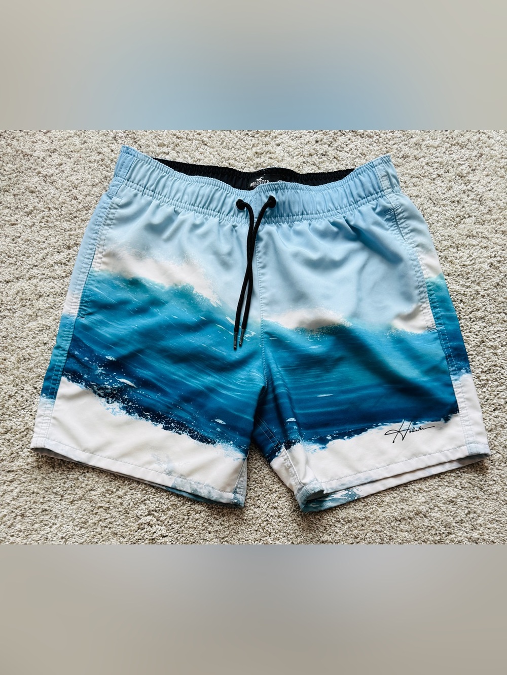 Oceans waves Swim Trunks by Hollister size men’s XS.